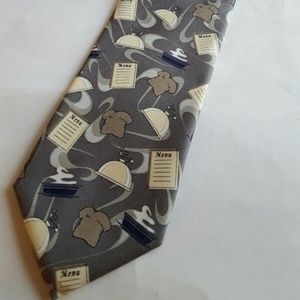 Wild Ties Hand Made Vintage Chefs Tie 60 inch